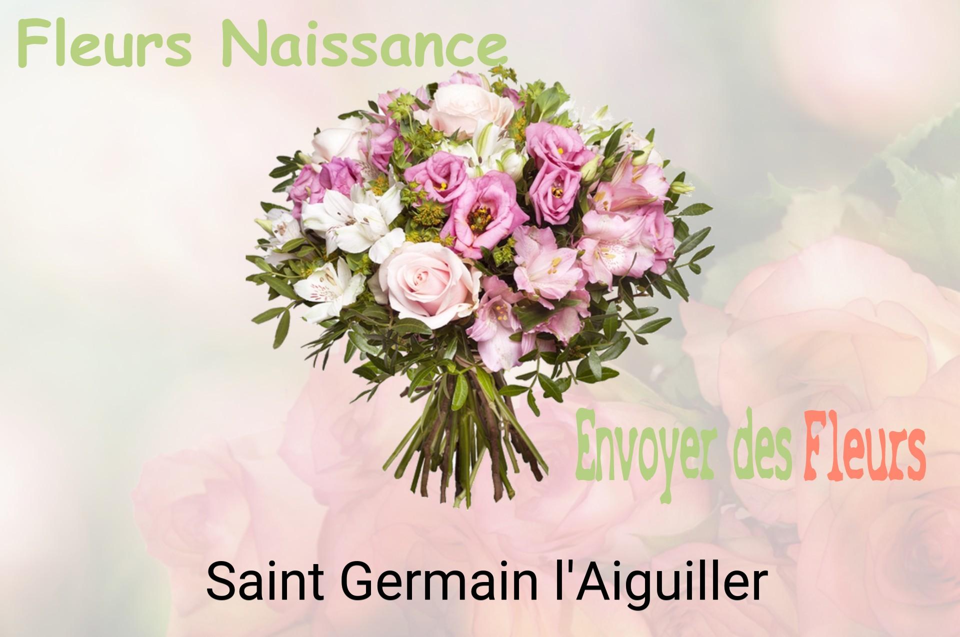 Bouquet de fleurs de naissance livré à Saint-Germain-l'Aiguiller